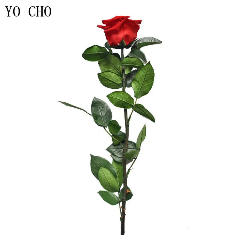 YO CHO 30CM Preserved Flower Branch with Thorns Leaf Eternelle Rose DIY Valentines Day Gift Wedding Wall Decor Artificial Flower
YO CHO 30CM Preserved Flower Branch with Thorns Leaf Eternelle Rose DIY Valentines Day Gift Wedding Wall Decor Artificial Flower