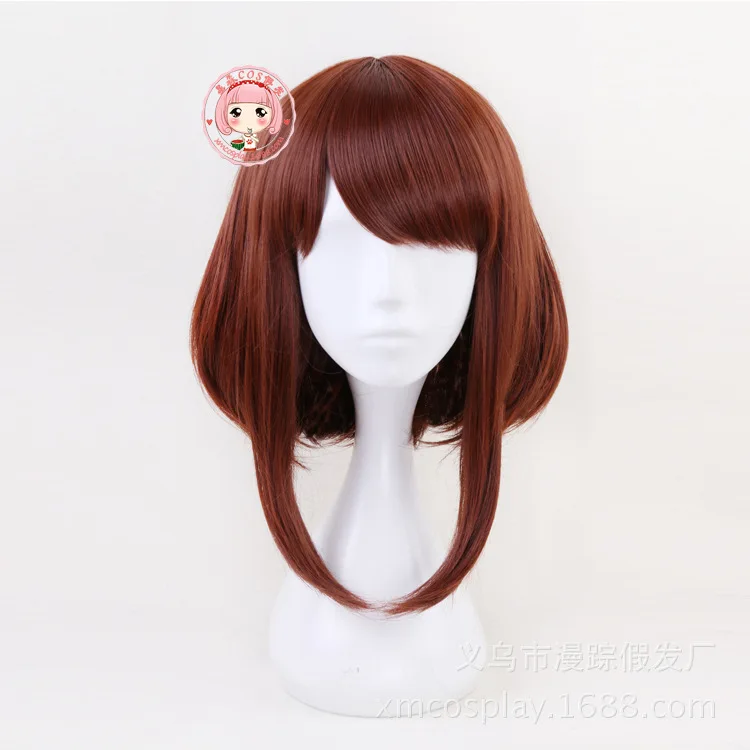 Женский парик для косплея My Hero academic Boku no Hiro Uraraka Ochako, короткий термостойкий синтетический костюм Bobo, 2019
Женский парик для косплея My Hero academic Boku no Hiro Uraraka Ochako, короткий термостойкий синтетический костюм Bobo, 2019