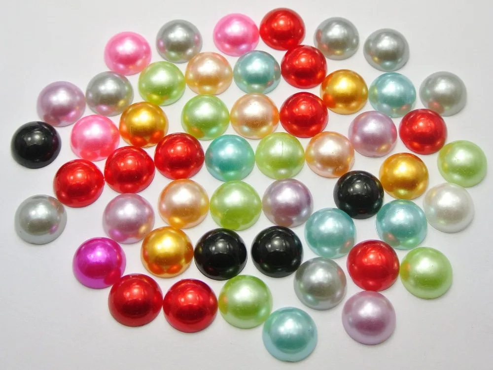 100 Half Pearl Bead 12mm Flat Back Scrapbook Craft
100 Half Pearl Bead 12mm Flat Back Scrapbook Craft