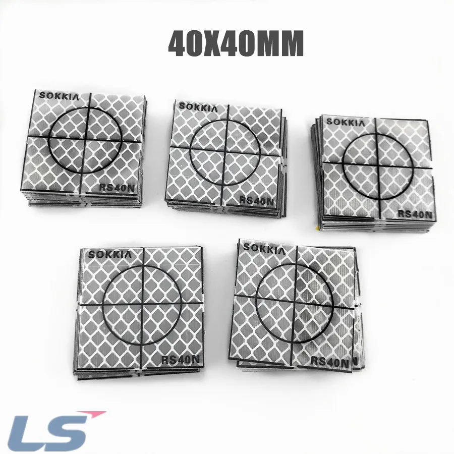 100pcs Reflector Sheet 40X40MM Reflective Target For sokkia nikon south pentax Total Station surveying instrumnets sheet
100pcs Reflector Sheet 40X40MM Reflective Target For sokkia nikon south pentax Total Station surveying instrumnets sheet