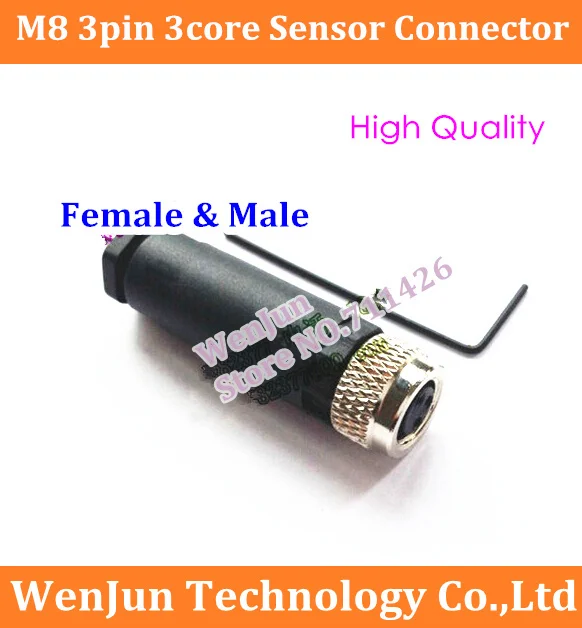 NEW M8 3 Pin 3core female & male Sensor Connector Adapters Adaptor M8 Aviation Plug Socket
NEW M8 3 Pin 3core female & male Sensor Connector Adapters Adaptor M8 Aviation Plug Socket