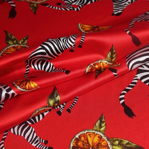 Lemon and zebra digital inkjet stretch silk satin fabric 20mm drape shirt dress silk stretch fabric satin wholesale silk cloth
Lemon and zebra digital inkjet stretch silk satin fabric 20mm drape shirt dress silk stretch fabric satin wholesale silk cloth
