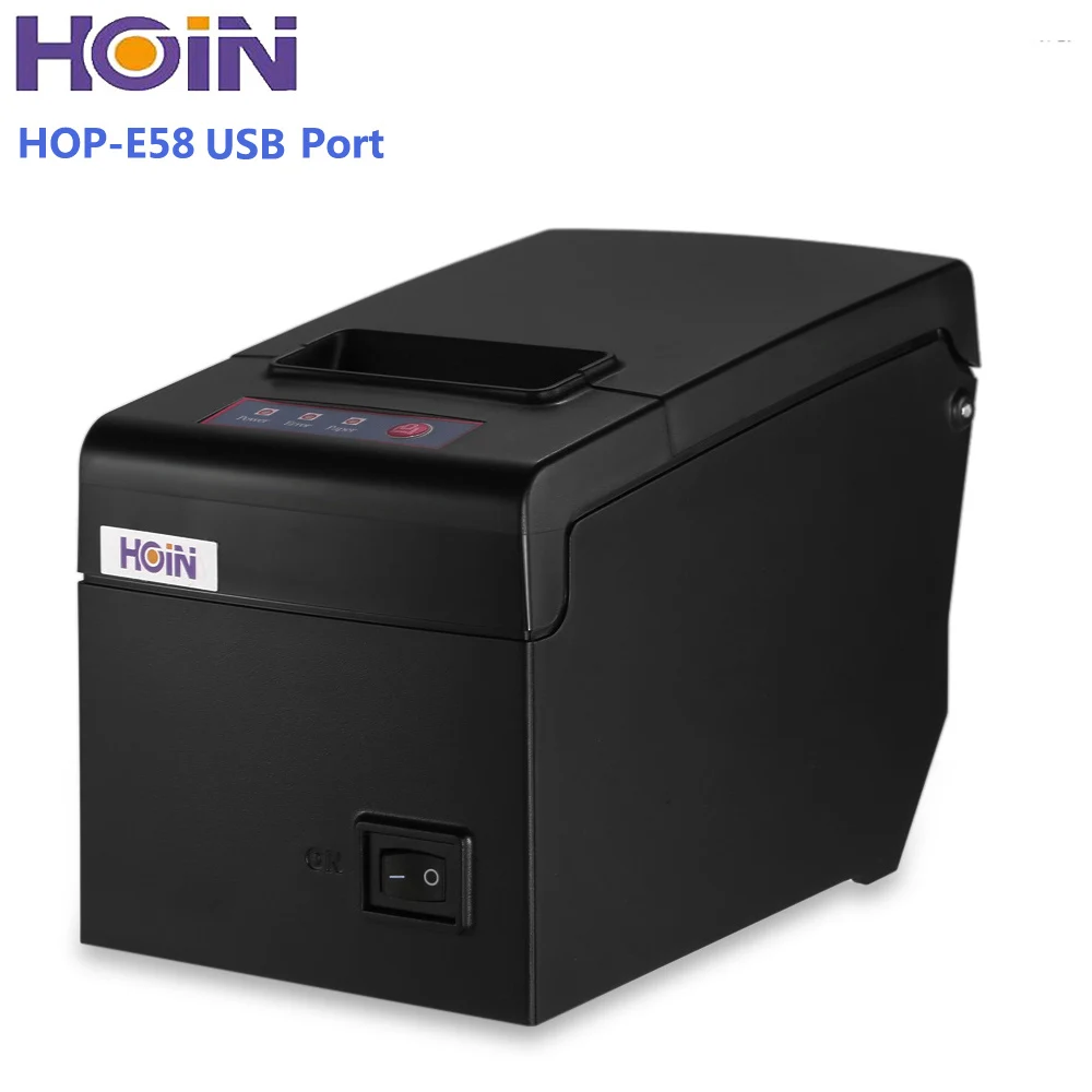 Оригинальный HOIN HOP-E58 58 мм Термальность получения принтера USB Порты и разъёмы 130