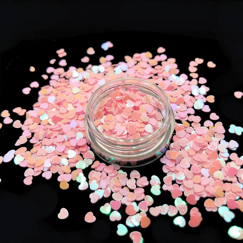 New Multi-color Holographic Laser Acrylic Heart Shaped Nails Sequins PVC Chunky Glitters Flakes Dust Manicure Art DIY Decoration
New Multi-color Holographic Laser Acrylic Heart Shaped Nails Sequins PVC Chunky Glitters Flakes Dust Manicure Art DIY Decoration