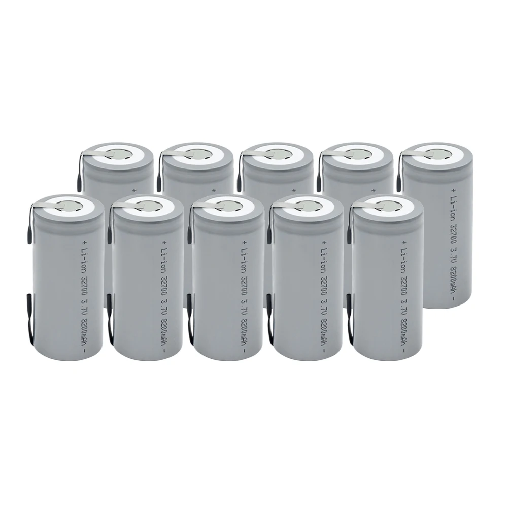3.7V 8200mAh Li-ion Lithium Li-polymer Battery Rechargeable 32700 Backup Power Batteries Welding Nickel Sheet bateria
3.7V 8200mAh Li-ion Lithium Li-polymer Battery Rechargeable 32700 Backup Power Batteries Welding Nickel Sheet bateria