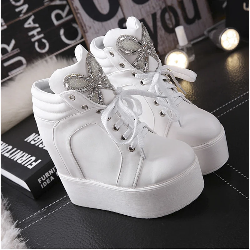 Women Casual Shoes Waterproof Platform Breathable Wear Resistant Shoes Comfortable Bow Round Toe Ankle Lace Up Wedges Sneakers
Women Casual Shoes Waterproof Platform Breathable Wear Resistant Shoes Comfortable Bow Round Toe Ankle Lace Up Wedges Sneakers