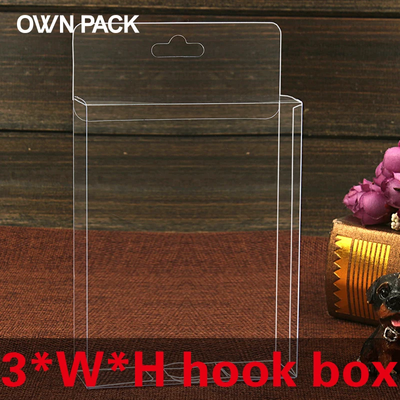 Direct Selling clear box 10pcs/lot 3*W*H Clear box with hanging hole/gift box/wedding candy box/macaron box/gift packaging
Direct Selling clear box 10pcs/lot 3*W*H Clear box with hanging hole/gift box/wedding candy box/macaron box/gift packaging