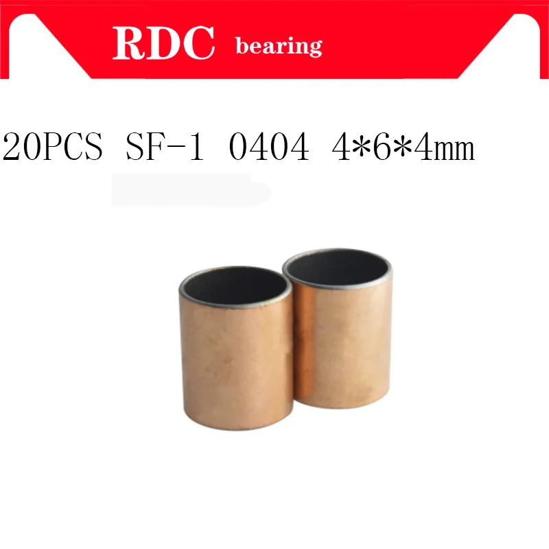 Free shipping 20pcs New SF-1 0404 High quality Self Lubricating Composite Bearing Bushing Sleeve 6*4*4mm
Free shipping 20pcs New SF-1 0404 High quality Self Lubricating Composite Bearing Bushing Sleeve 6*4*4mm