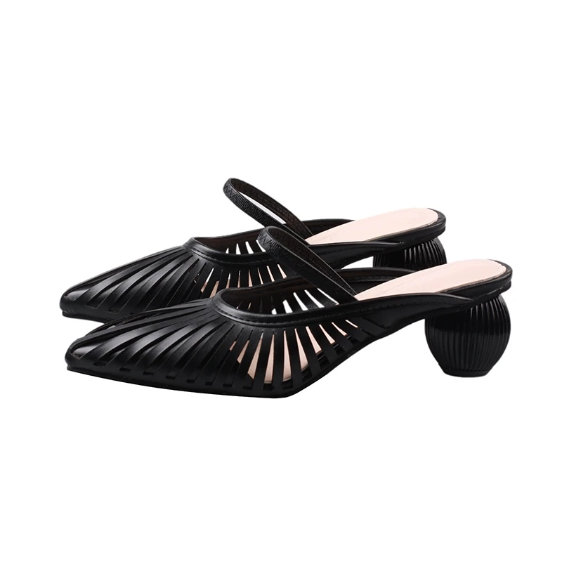 Women's Shoe Slippers 2019 New Spring Point Knitted Hollow-out Personal High-heeled Shoes
Women's Shoe Slippers 2019 New Spring Point Knitted Hollow-out Personal High-heeled Shoes