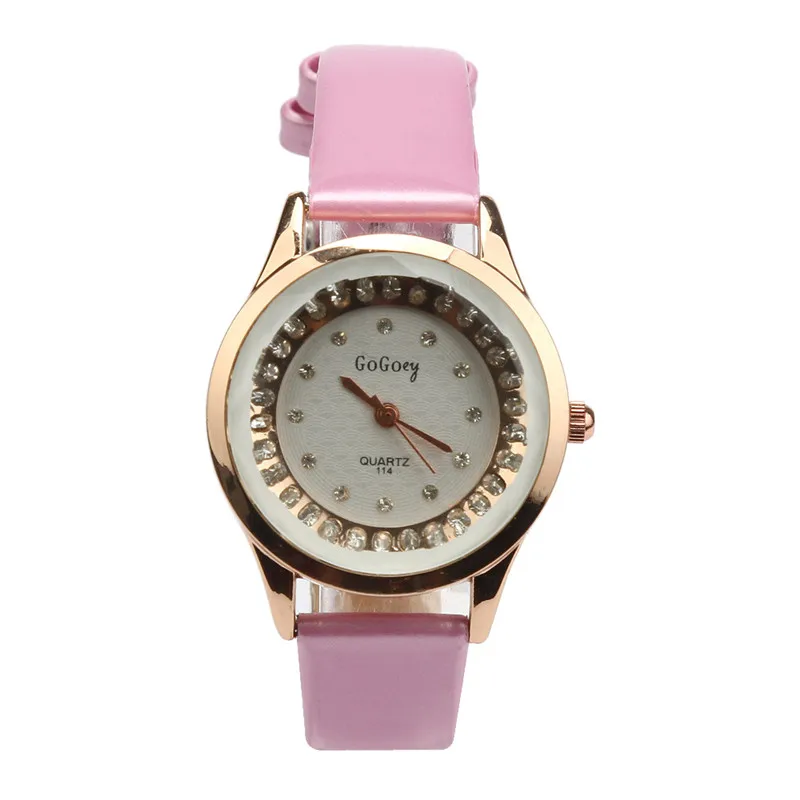 Hot Sales Gogoey Brand rose gold case leather watches women ladies crystal dress quartz wristwatches Relogio Feminino 114
Hot Sales Gogoey Brand rose gold case leather watches women ladies crystal dress quartz wristwatches Relogio Feminino 114