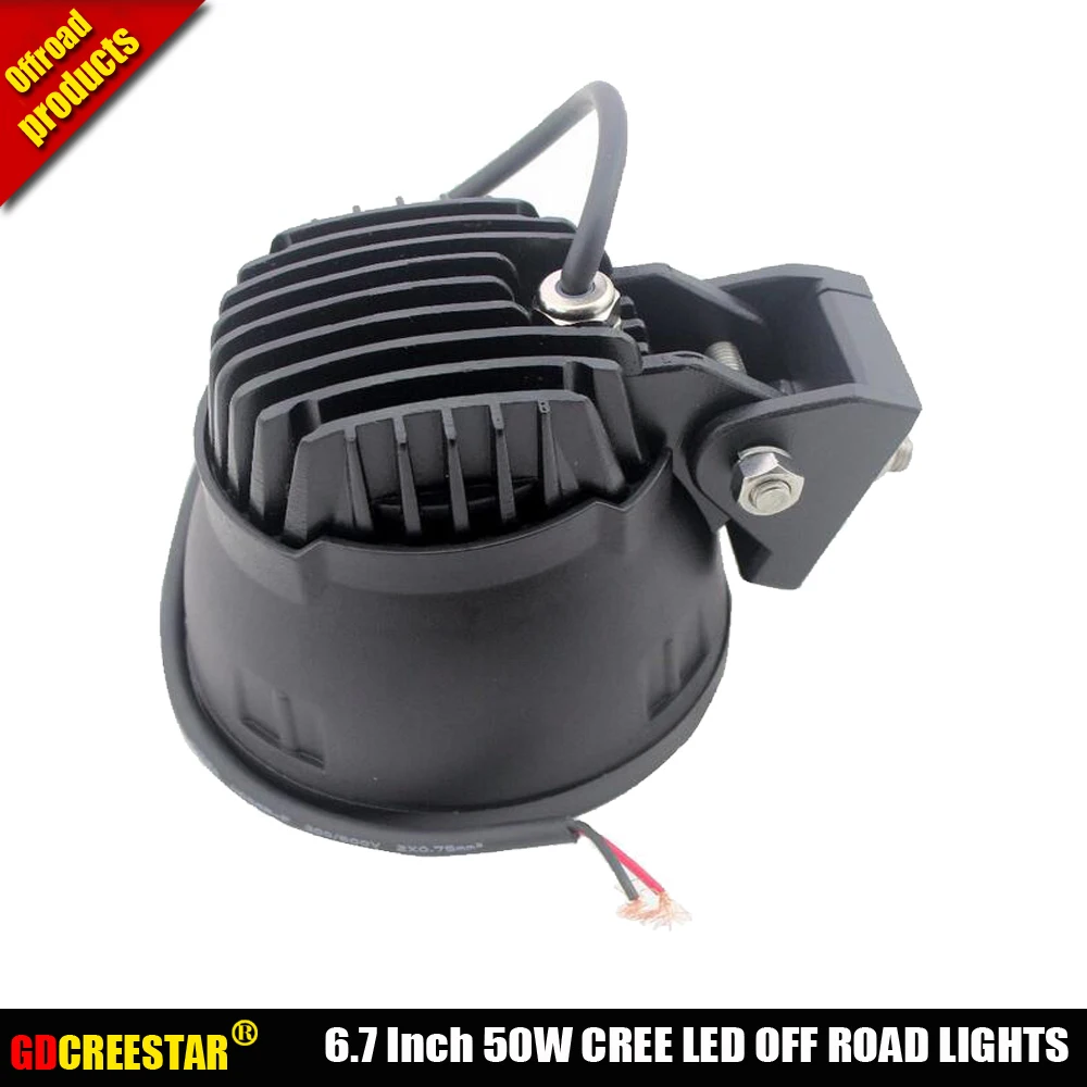 6.7 inch Cannon Offroad light 24V 50W LED Narrow Beam Spotlight 50W 4x4 Led OFF ROAD lights For Car Truck Suv ATV TJ JK 4WD x1pc
6.7 inch Cannon Offroad light 24V 50W LED Narrow Beam Spotlight 50W 4x4 Led OFF ROAD lights For Car Truck Suv ATV TJ JK 4WD x1pc