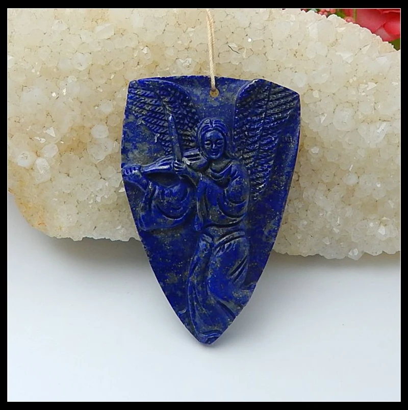 Natural Stone Carving Angel Necklace Pendant 55x36x7mm 18g Semiprecious Stone Trendy For Moving Jewelry accessories
Natural Stone Carving Angel Necklace Pendant 55x36x7mm 18g Semiprecious Stone Trendy For Moving Jewelry accessories