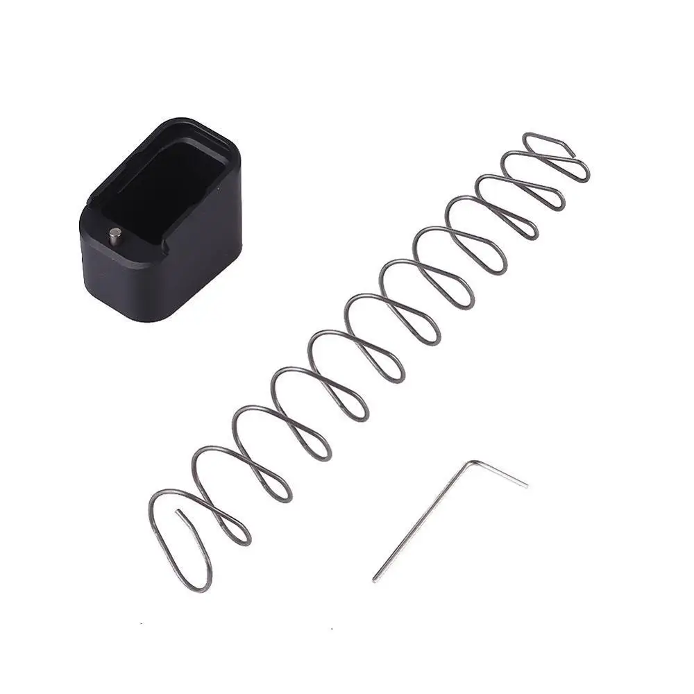 Tactical Mag Extension Base Pad Glock 19/23 +4/+5 With +10% Spring 
Tactical Mag Extension Base Pad Glock 19/23 +4/+5 With +10% Spring