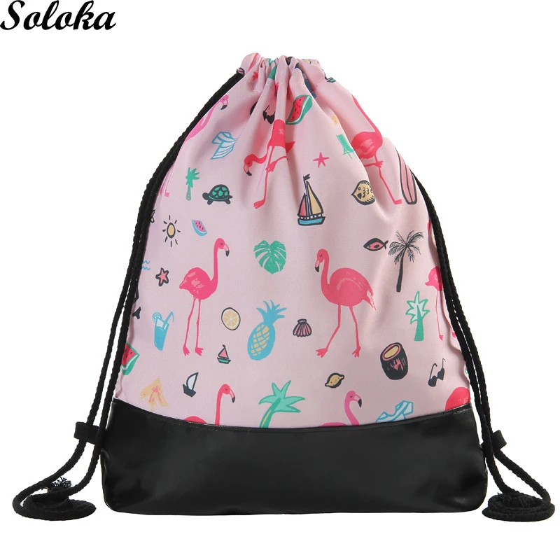 1Pc PU leather drawstring bag printed flamingo backpack beam pocket 3D Printing Schoolbags animal Pattern Book Bag Shoe Backpack
1Pc PU leather drawstring bag printed flamingo backpack beam pocket 3D Printing Schoolbags animal Pattern Book Bag Shoe Backpack