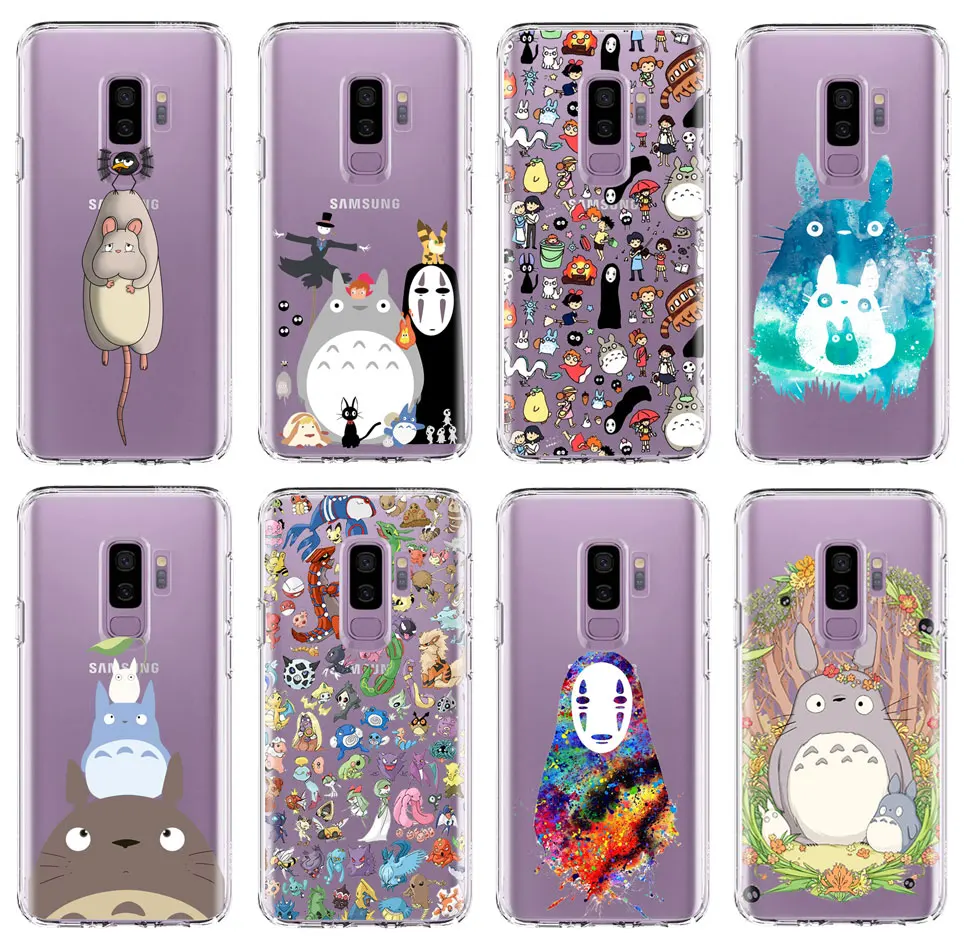 Унесенные призраками Ghibli Аниме Миядзаки Kaonashi Симпатичные Тоторо чехол для