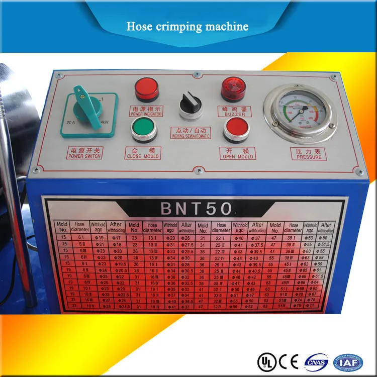 plumbing tools for pipe 1/4" to 2" BNT50 electric hydraulic hose pressing machine hose crimper
plumbing tools for pipe 1/4" to 2" BNT50 electric hydraulic hose pressing machine hose crimper