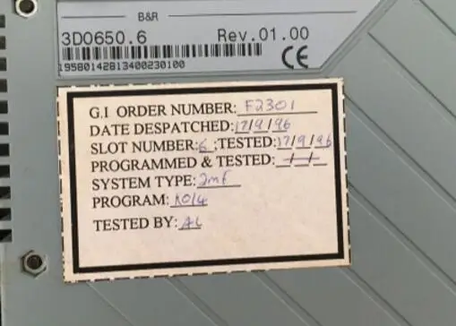 PLC 3DO650.6 , Used one , 90% appearance new , 3 months warranty , fastly shipping
PLC 3DO650.6 , Used one , 90% appearance new , 3 months warranty , fastly shipping