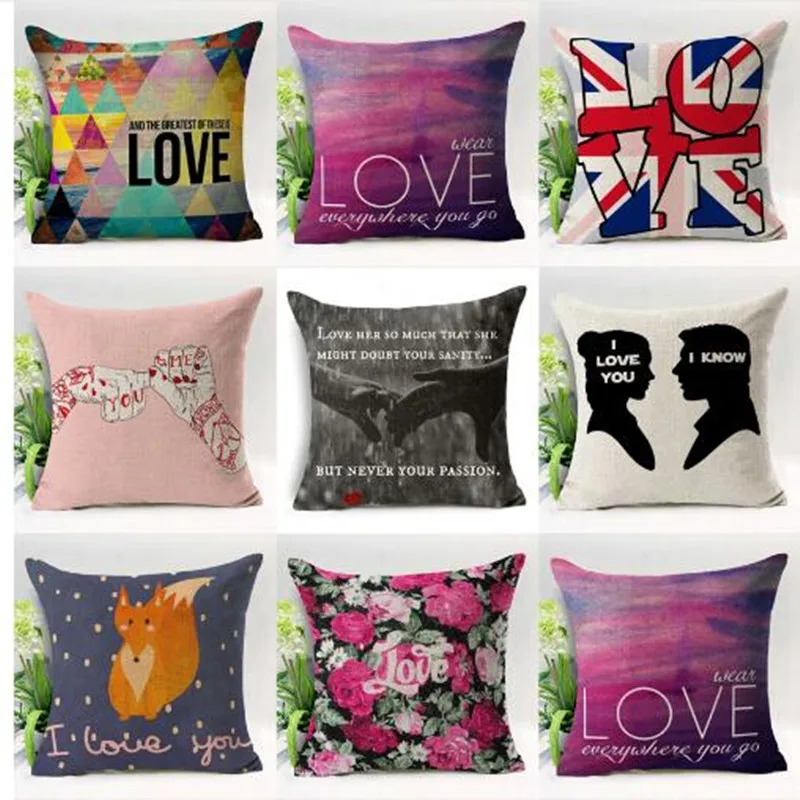 Love Letter Pattern Cushion Cover Linen Decorative Seat Cover Throw Pillow Covers Pillow Case Home Decor
Love Letter Pattern Cushion Cover Linen Decorative Seat Cover Throw Pillow Covers Pillow Case Home Decor