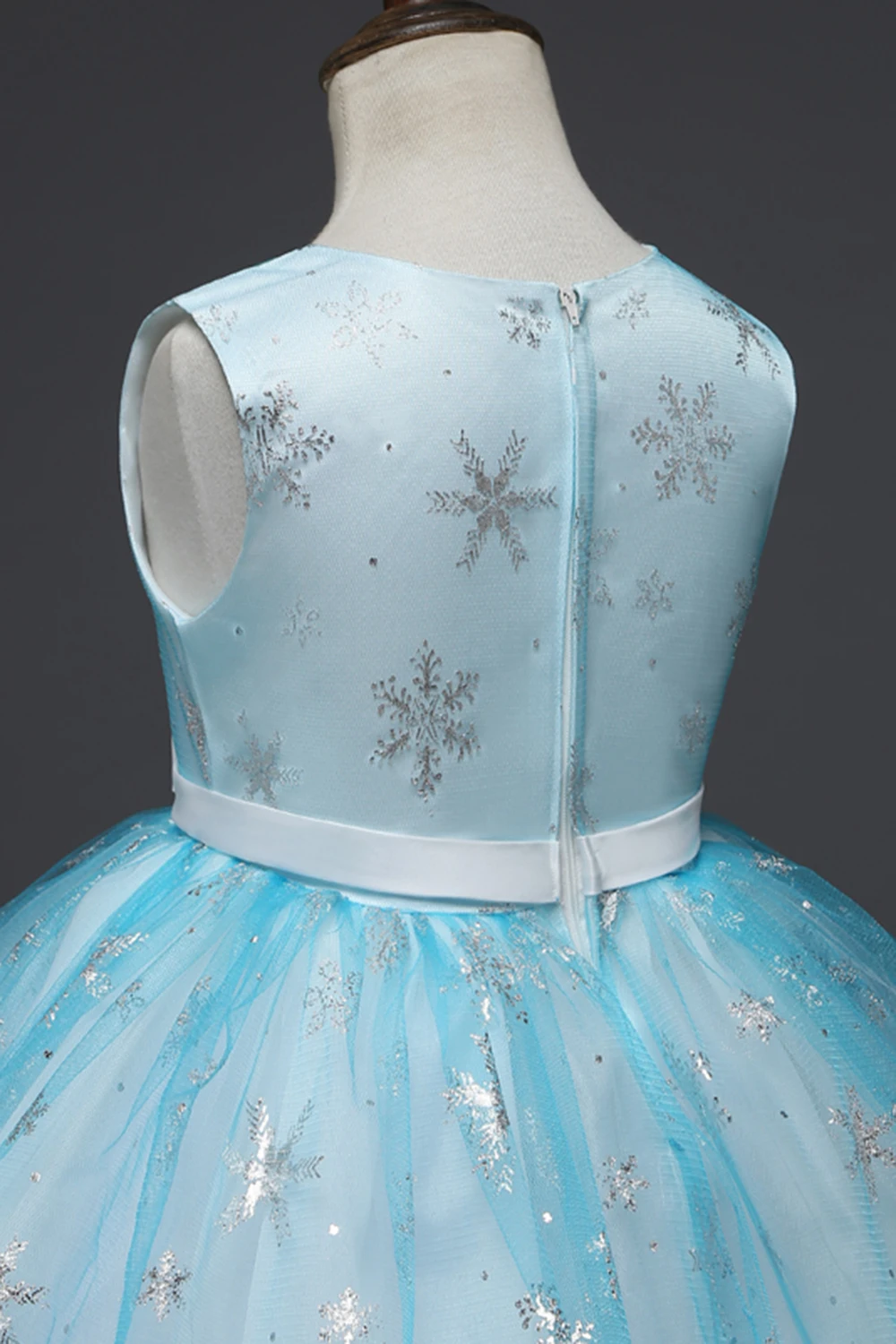 Light Sky Blue Tulle Flower Girl Dress 2020 Knee Length Appliqued Princess Dresses For Children Pageant Ball Gown Party | Свадьбы и