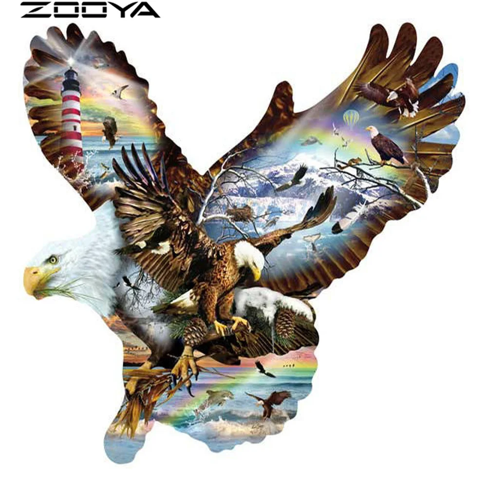 ZOOYA Diamond Embroidery 5d DIY Needlework Full Drill Diamond Painting Animalls Bald Eagle Mosaic Pattern Scenic Rainbow R825
ZOOYA Diamond Embroidery 5d DIY Needlework Full Drill Diamond Painting Animalls Bald Eagle Mosaic Pattern Scenic Rainbow R825