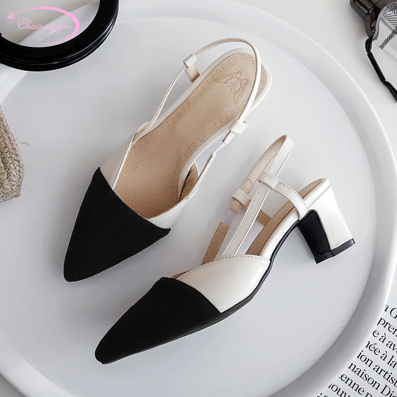 European street style sexy pointed toe summer sandals fashion stretch white yellow pink high-heeled chunky women's shoes
European street style sexy pointed toe summer sandals fashion stretch white yellow pink high-heeled chunky women's shoes