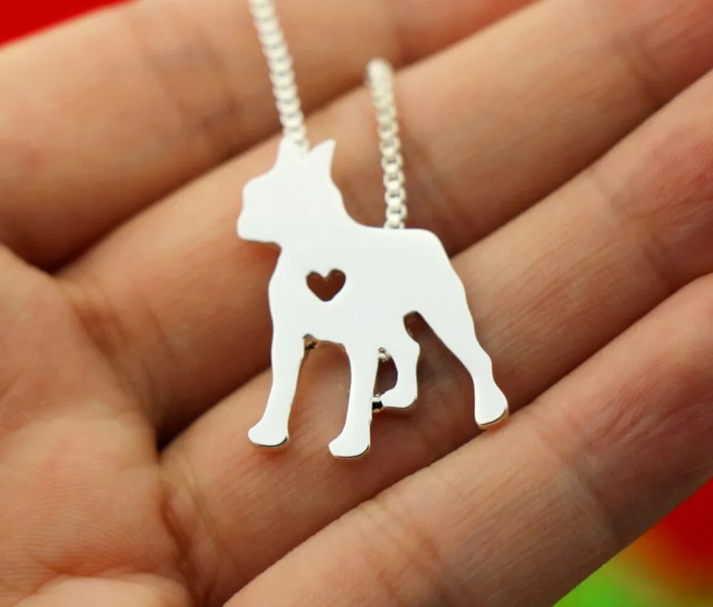 Boston terrier necklace bulldog alloy pendant jewelry golden colors plated in stock fast delivery
Boston terrier necklace bulldog alloy pendant jewelry golden colors plated in stock fast delivery