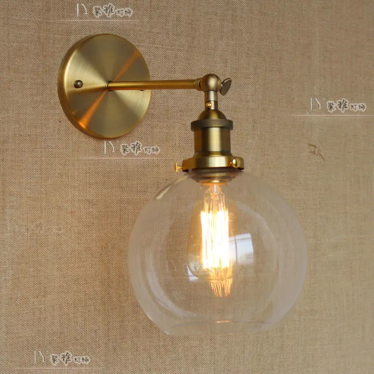 Modern Vintage Loft Metal Wall Light Retro Brass Wall Lamp Country Style E27 Edison Sconce Lamp Fixtures 110V/220V
Modern Vintage Loft Metal Wall Light Retro Brass Wall Lamp Country Style E27 Edison Sconce Lamp Fixtures 110V/220V