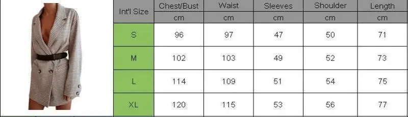 New Style Women Jackets Ladies Long Sleeve Slim Plaid Suit Coat Workout Jacket Casual Tops Button Deep V Neck Fashion Hot 2019
New Style Women Jackets Ladies Long Sleeve Slim Plaid Suit Coat Workout Jacket Casual Tops Button Deep V Neck Fashion Hot 2019