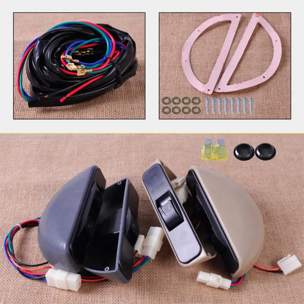 CITALL Car Front 2 Door Power Button Window Switch Lock Kit Rocker Switch Fit for Ford Toyota Chevrolet Nissan VW Honda Audi Kia
CITALL Car Front 2 Door Power Button Window Switch Lock Kit Rocker Switch Fit for Ford Toyota Chevrolet Nissan VW Honda Audi Kia