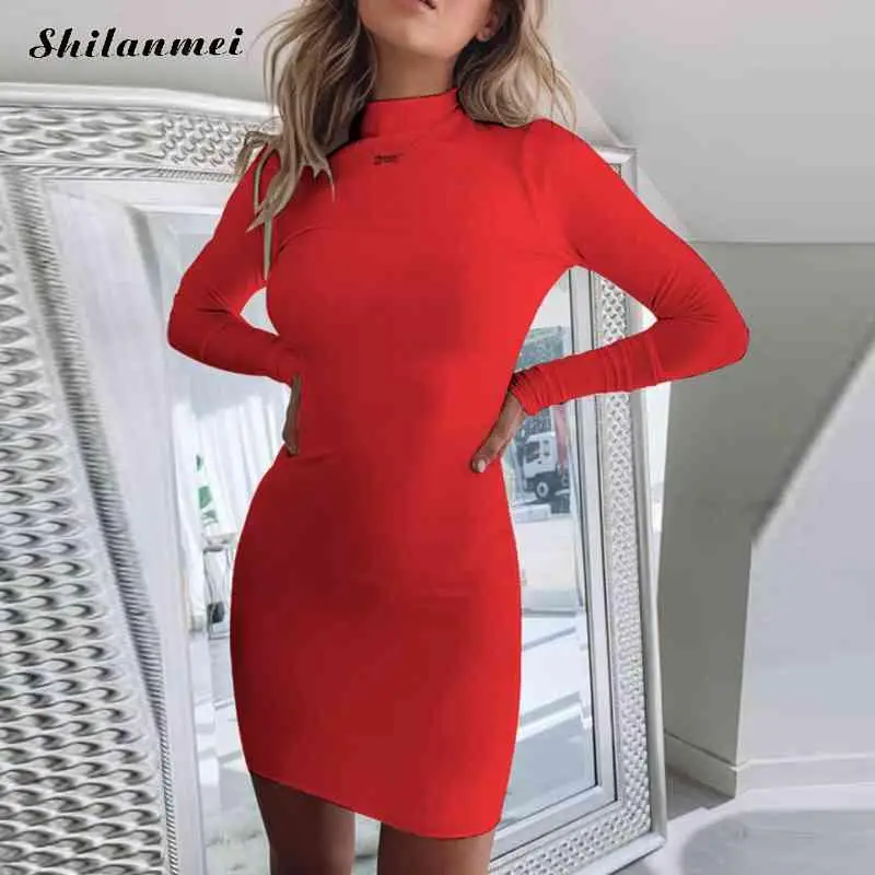 Back Hollow Out Mini Dress Women 2019 Autumn Long Sleeve Sexy Turtleneck Backless Bodycon Dresses Female Party Bandage Dress
Back Hollow Out Mini Dress Women 2019 Autumn Long Sleeve Sexy Turtleneck Backless Bodycon Dresses Female Party Bandage Dress