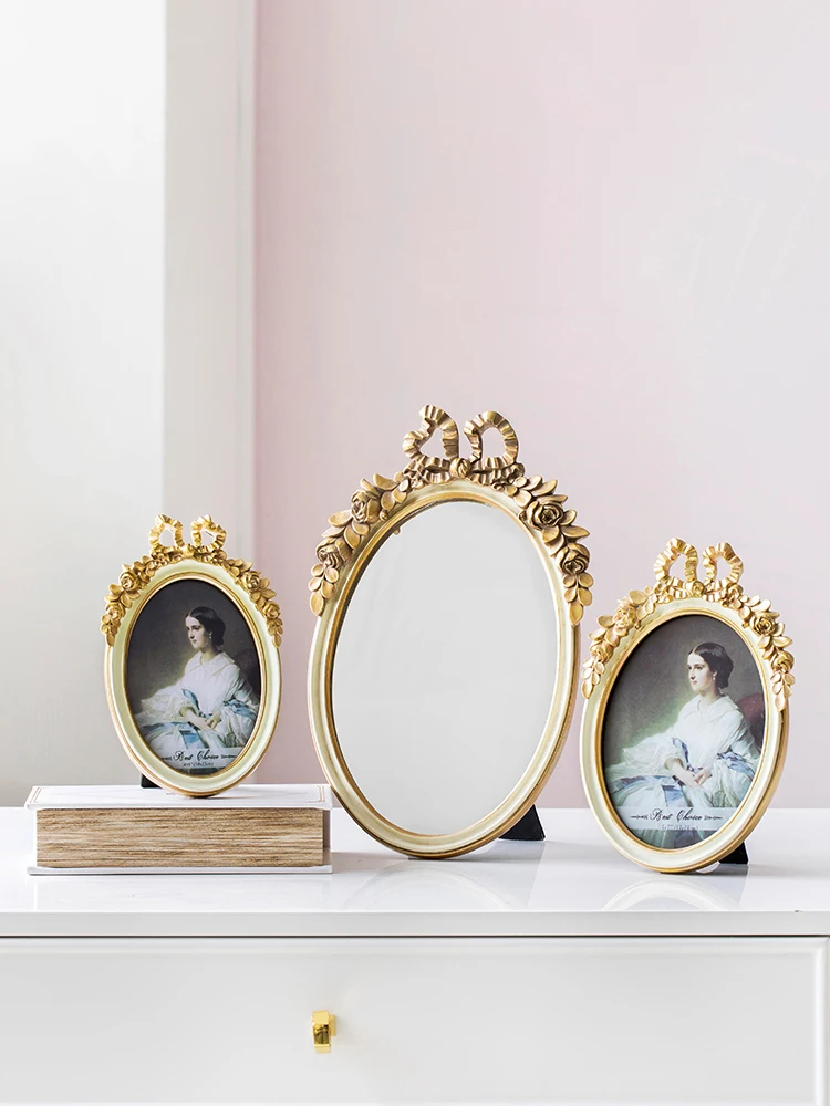 Retro Light Luxury Bow Resin Photo Frame Picture Frame Mirror Home Decoration Decoration Gifts
Retro Light Luxury Bow Resin Photo Frame Picture Frame Mirror Home Decoration Decoration Gifts
