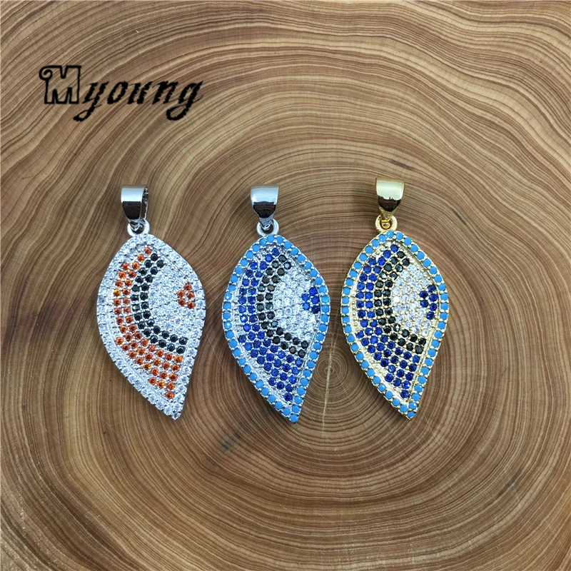 Colorful Cubic CZ Zirconia Paved Evil Eye Pendant Charms, Rhinestone Paved Jewelry Making Findings,MY1810
Colorful Cubic CZ Zirconia Paved Evil Eye Pendant Charms, Rhinestone Paved Jewelry Making Findings,MY1810