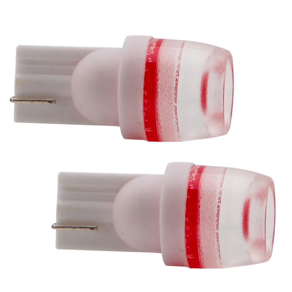 20 шт./лот T10 F10 1 Светодиодные лампы W5W SMD вогнутые линзы 12 В DC 194 168 холодный белый