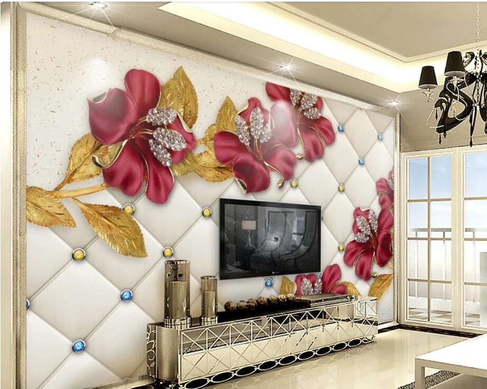 Обои 3d Papel de pared в современном стиле, мягкие обои с красными цветами для гостиной, дивана, телевизора, спальни, ванной комнаты, домашний декор
Обои 3d Papel de pared в современном стиле, мягкие обои с красными цветами для гостиной, дивана, телевизора, спальни, ванной комнаты, домашний декор