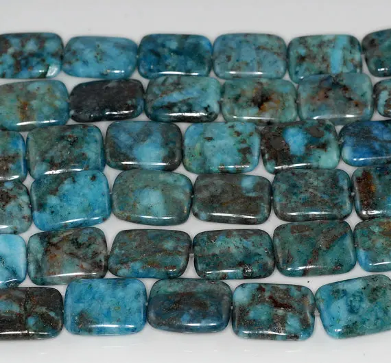 18x13mm Blue Lagoon Pyrite Inclusions Quartz Gemstone Rectangle Loose Beads 16 inch Full Strand (90185863-851)
18x13mm Blue Lagoon Pyrite Inclusions Quartz Gemstone Rectangle Loose Beads 16 inch Full Strand (90185863-851)