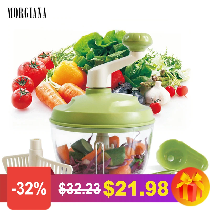 MORGIANA Multi-function Household Vegetable Choppers Shredder Garlic Cutter Manual Meat Grindees Crusher Egg Stirrer Cake Tool
MORGIANA Multi-function Household Vegetable Choppers Shredder Garlic Cutter Manual Meat Grindees Crusher Egg Stirrer Cake Tool
