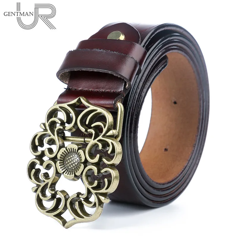 New Women's Belts Fashion Genuine Leather Belt Female Fancy Vintage Pin Buckles Jeans Belt Quality Cinturon Mujer Ceinture Femme
New Women's Belts Fashion Genuine Leather Belt Female Fancy Vintage Pin Buckles Jeans Belt Quality Cinturon Mujer Ceinture Femme