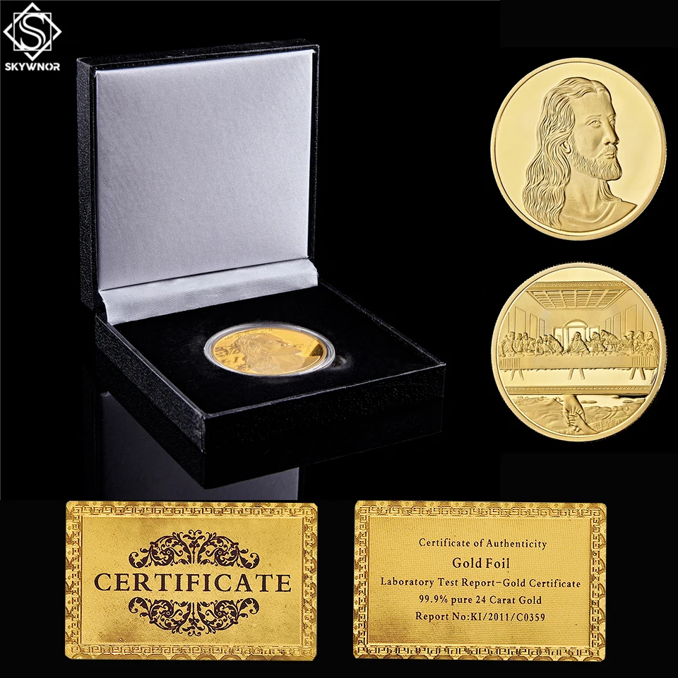 Italy Da Vinci Renaissance The Last Supper Euro Gold Coin W/ Black Luxury Coin Box
Italy Da Vinci Renaissance The Last Supper Euro Gold Coin W/ Black Luxury Coin Box