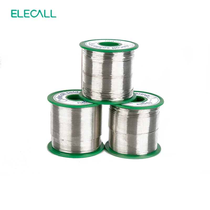 

ELECALL New Arrival Tin 0.8mm 450g 99.3SN Rosin Core Tin/Lead Free Rosin Roll Flux Reel Melt Core Soldering Tin Solder Wire