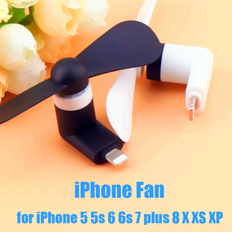 8Pin USB вентилятор для iPhone 5 5s 6 6s 7 8 X XS XR ipad гибкий портативный бесшумный охладитель