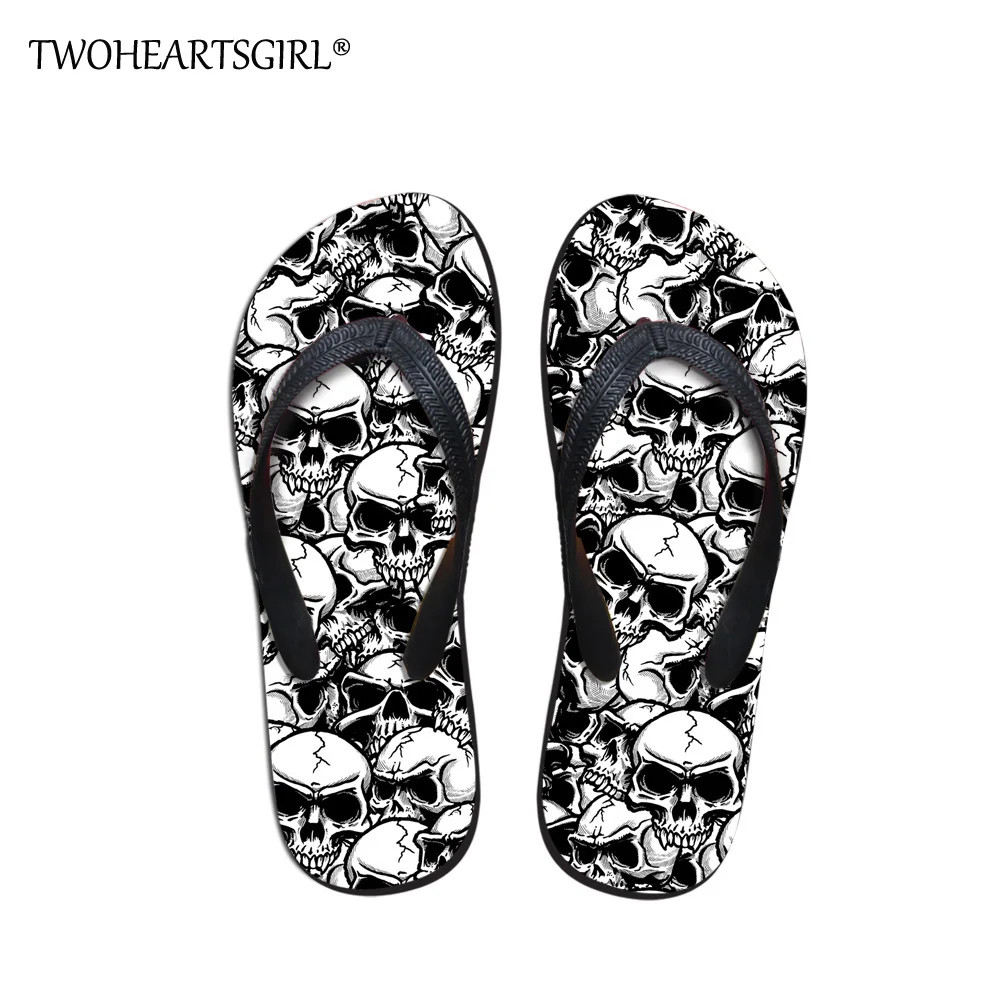 Twoheartsgirl Skull Design Men's Cool Summer Style Flip Flop Brand Flat Sandals Shoes for Boys Outside Beach Sandals Shoes Trip
Twoheartsgirl Skull Design Men's Cool Summer Style Flip Flop Brand Flat Sandals Shoes for Boys Outside Beach Sandals Shoes Trip