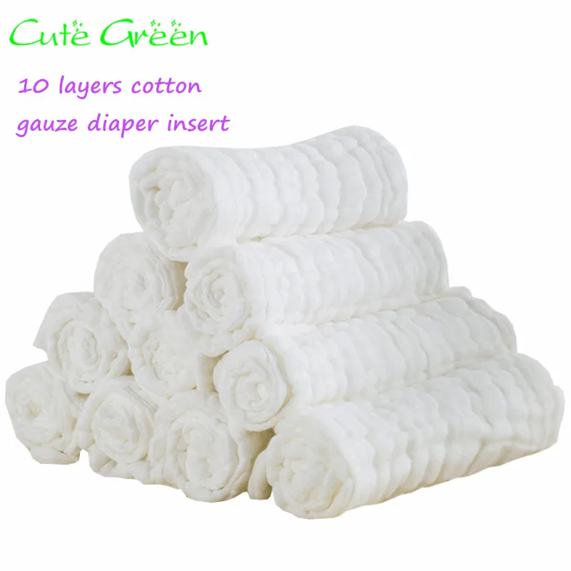10pc 10 Layers 100% Cotton Gauze Diaper Insert Washable Baby Cloth Diaper Liner Reusable Baby Nappies Cotton Soaker Nappy Insert
10pc 10 Layers 100% Cotton Gauze Diaper Insert Washable Baby Cloth Diaper Liner Reusable Baby Nappies Cotton Soaker Nappy Insert