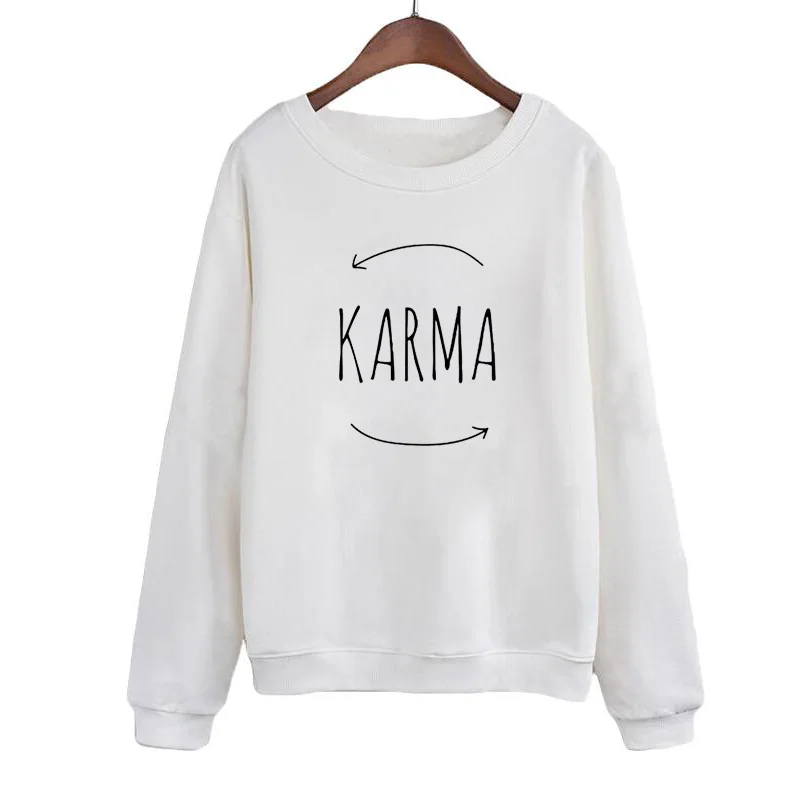 Карма Harajuku Tumblr с капюшоном толстовки пуловеры на осень 2019 модная женская спортивная одежда черный, Белый Цвет Флисовые Топы с длинным рукав...
Карма Harajuku Tumblr с капюшоном толстовки пуловеры на осень 2019 модная женская спортивная одежда черный, Белый Цвет Флисовые Топы с длинным рукав...