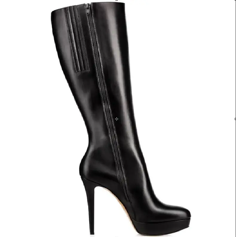 Hot sexy Fashion Black PU Knee-High Shoes Pointed Toe Square Heel Women's Shoes Zip Big Size Europe Size 46 Women's Boots
Hot sexy Fashion Black PU Knee-High Shoes Pointed Toe Square Heel Women's Shoes Zip Big Size Europe Size 46 Women's Boots