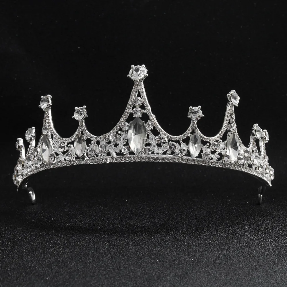 Bridal Crowns Rhinestone Crystals Wedding Crowns Silver Hair Accessories Party Tiaras Baroqu Prom Birthday
Bridal Crowns Rhinestone Crystals Wedding Crowns Silver Hair Accessories Party Tiaras Baroqu Prom Birthday