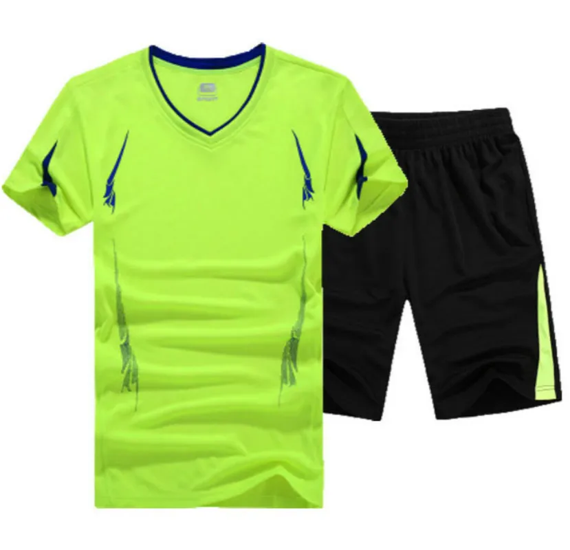 2019 Men's Sporting T-shirt Sets 2 Pieces sets Male Tracksuit Breathable Summer Quick-drying Tee Shirts Suit Men
2019 Men's Sporting T-shirt Sets 2 Pieces sets Male Tracksuit Breathable Summer Quick-drying Tee Shirts Suit Men