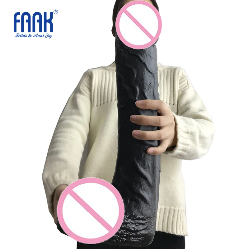 FAAK 42*8 см Супер огромный фаллоимитатор с присоской для женщин G spot анальная