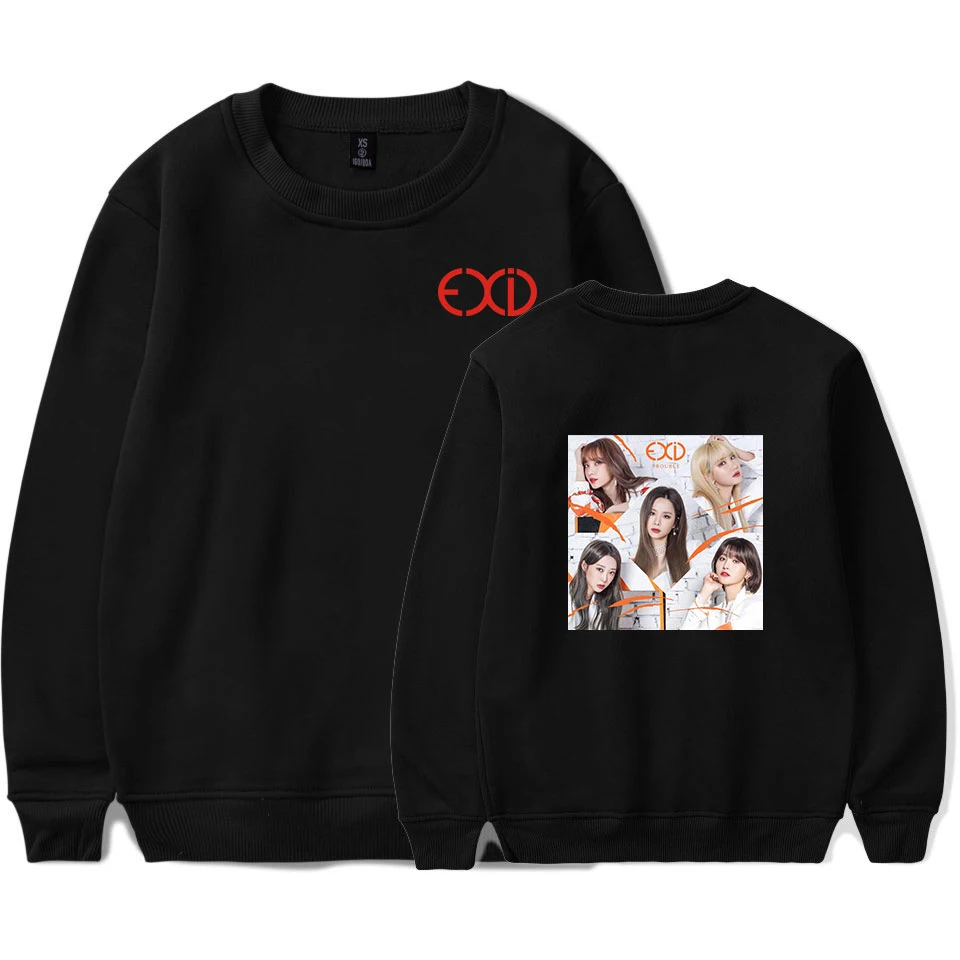 2019 Новый 2D принт KPOP EXID альбом полнолуние Свитера с круглым вырезом в стиле