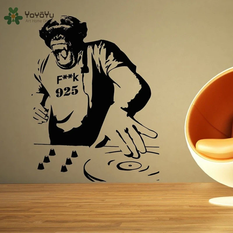 YOYOYU Wall Decal Vinyl Art Home Decor Music DJ Wall Sticker Monkey Poster Mural Removebale wall Decoration YO594
YOYOYU Wall Decal Vinyl Art Home Decor Music DJ Wall Sticker Monkey Poster Mural Removebale wall Decoration YO594