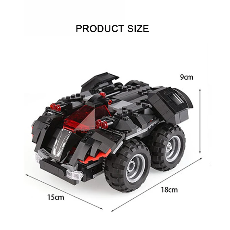 RC пульт дистанционного управления Batmobile совместимый LegoSet 76112 Technic DC Комикс Супер